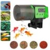 Einstellbarer automatischer Fischfutterspender, Aquarium-Timer-Futterspender, digitales Aquarium, 2-in-1, manuell und intelli