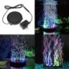 EU/US-Stecker Aquarium bunte tauchbare drehbare Acryl 12 LED-Lichtblase