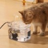 Katzenfutterspender Automatischer Futterspender für Haustiere Wasserspeicher Hundenäpfe Waschbar 1 L Schüssel Fütterung