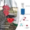 1 Set Geflügel-Wasserspender, langlebig, bissfest, automatischer Hühnertrinknapf für Enten, Küken, Hasen, Vögel