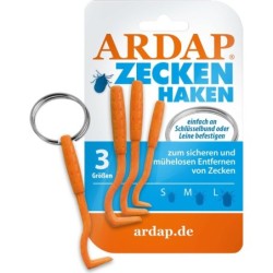 ARDAP Zeckenhaken 3er Set -...