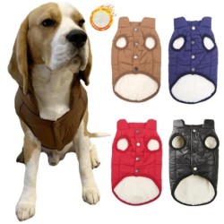 Wasserdichter Hundemantel, winddicht, für Welpen, Winterkleidung, Jacke, warm, Kostüm für Hunde bei kaltem Wetter, Haustierbe