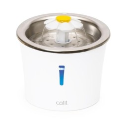 Catit LED-Blumenbrunnen aus Edelstahl – 3 l