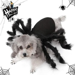 Halloween Hund Katze Kostüm Pelzigen Riesen Simulation Spinne Haustier Kleidung Cosplay Kleid Kostüm Halloween Haustier Zubeh