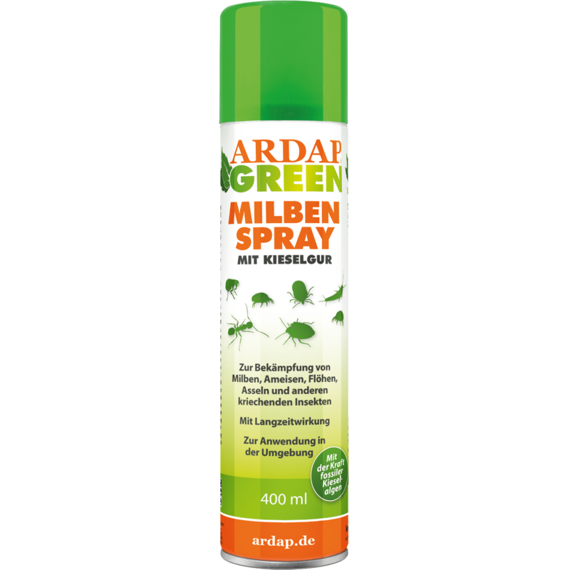 ARDAP Green Milbenspray mit Kieselgur - 400 ml