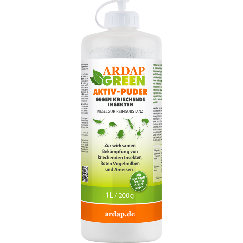 ARDAP Green Aktiv-Puder gegen kriechende Insekten - 200 g