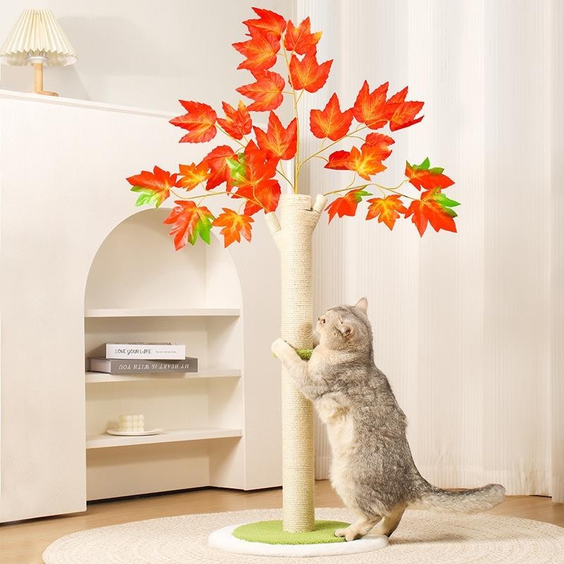 Cat Climbing Frame Cat Nest Integrated Oversized Base Cat Tree Does Not Occupy the Ground Super Stable Scratching Pole Small