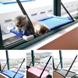 Katze Haustier hängende Bett Fenster Hängematte atmungsaktive Sitzstange Regal Sitz Saugnapf