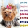 14Pcs Hunde Haar Krawatten Faux Perlen Verschönerung Kopf Dekoration weiche Textur Mode