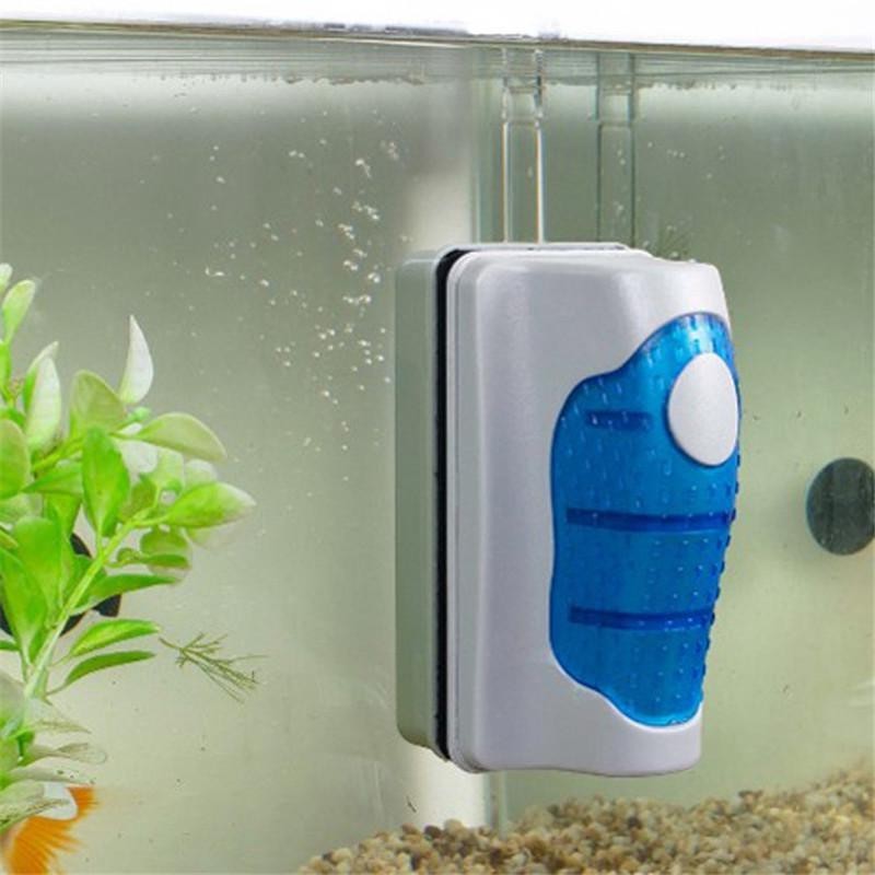 Praktischer magnetischer Bürstenschaber, Reinigungsschrubber für Aquariumglas