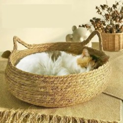 Cattail Cat House Bed With...