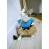 Lustige Katze Hund Kostüm Uniform Anzug Kleidung Welpen Dressing Anzug Party Cosplay Kleidung