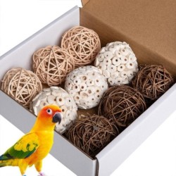 9pcs 2.4in Bird Chew Toys...