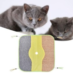 Yousheng Cat Scratch Board Scratch-resistant Sharpen Nails Pet Cat Scratching Post Interactive Toy Furniture Protector Pet Su