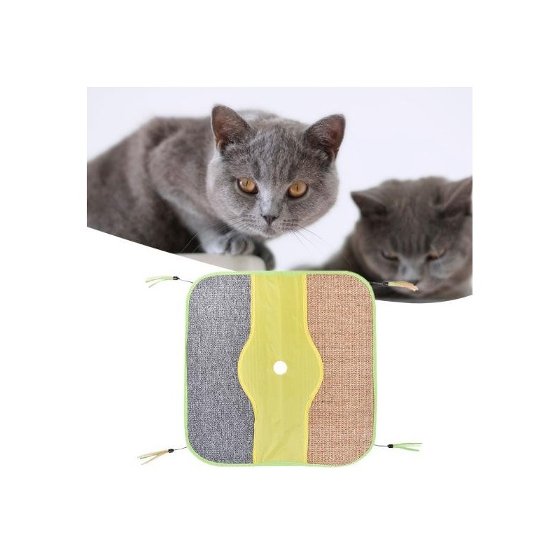 Yousheng Cat Scratch Board Scratch-resistant Sharpen Nails Pet Cat Scratching Post Interactive Toy Furniture Protector Pet Su