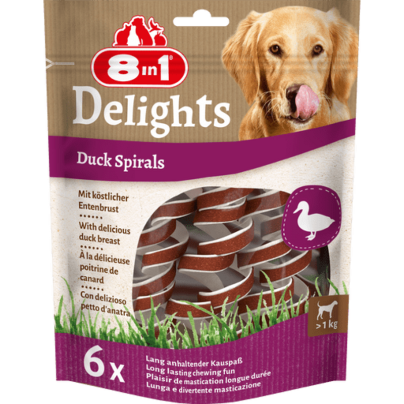 8in1 Delights Duck Spirals - 1 Stk