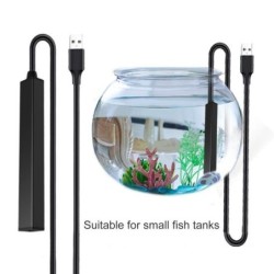 Fischtank-Heizung, sicher, Niederspannung, USB-Aufladung, hitzebeständig, wasserdicht, Heizung, Fischtank, gut versiegelt, 5