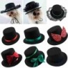 Haustierbedarf, Hochzeit, Hundekostüm, Zylinderhut, Haustier-Gentleman-Hüte, Hundekappen, Kopfbedeckung, Cowboyhut