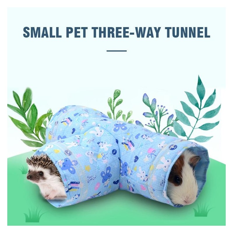 3 WAY Shape Cat Tunnel Foldable Pet Puppy Cat Kitten Tunnel Toy Cave Exercise