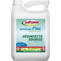 SANITERPEN - Plus Green Freshness Desinfektionsmittel 5L. Konzentriertes Bakterizid