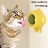 Natural Cat Licking Ball Toy Rotatable Catnip Snack Ball Bolus Teeth Cleaning Cat Toy Adhesive Cat Molar Toothpaste with Cove