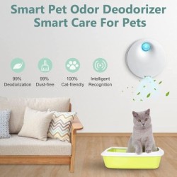 Smart Pet Cat Geruchsreiniger für Katzentoiletten, Geruchsentfernung, Deodorant, automatischer Luftreiniger für Haustiertoile