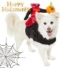 Halloween Pet Costume Pumpkin Ride Design Fastener Tape Adjustable Medium Pet Costume Supplies