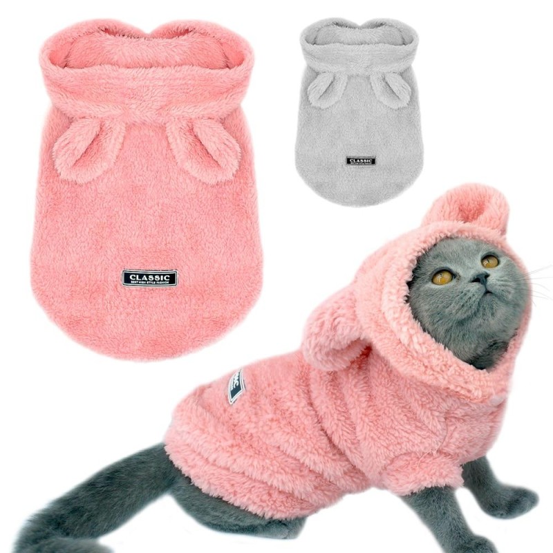 Warme Katzenkleidung Winter Haustier Welpe Kätzchen Mantel Jacke Katzen Chihuahua Yorkshire Kleidung Kostüm