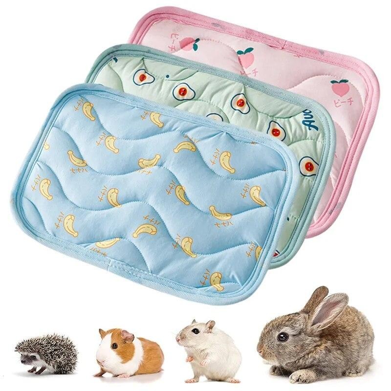 Weiches, atmungsaktives Kissen für Kleintiere, dickes, kühles Bett, für Meerschweinchen, Chinchillas, Ratten, Kaninchen, Nest