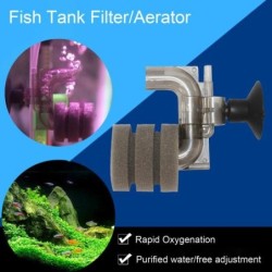 Aquarium Filter Reinigen Wasser Sauerstoff Erhöhen Geräuschlos Fisch Garnelen Teich Biologische Schwamm Filter Aquarium Zubeh