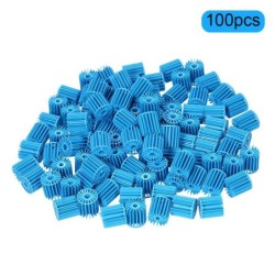 100 Stück 15 x 16 mm Bio-Kugeln für Aquarien, Teichfilter, biologische Filtermedien, Blau