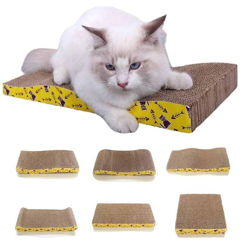 Katze Spielzeug Haustier Katze Kratzen Bord Wellpappe Pad Schleifen Nägel Interaktive Schutz Möbel Katzen Scratcher Spielzeug