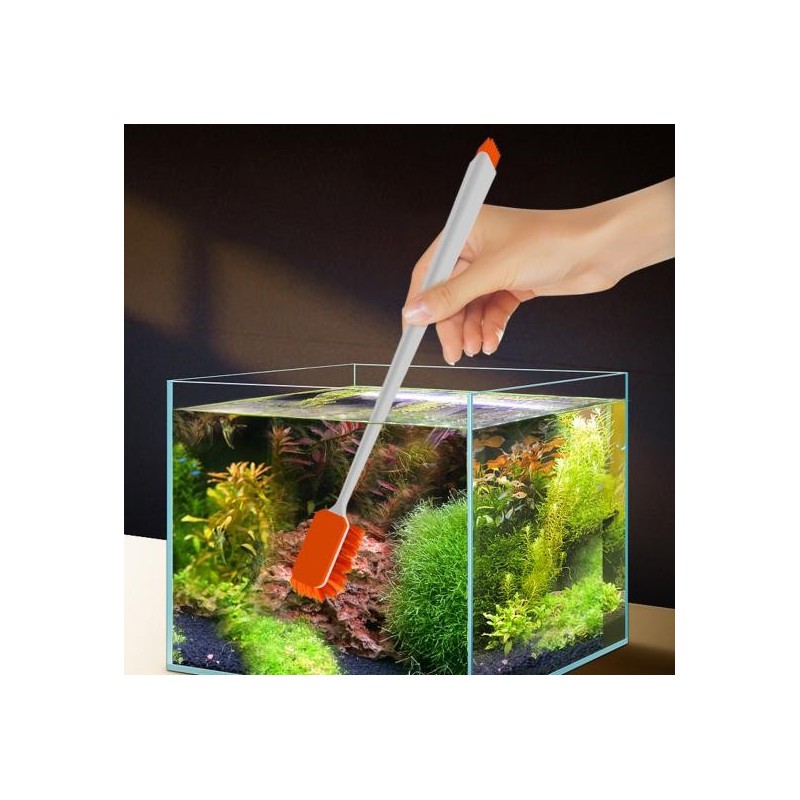 1 Set Aquarium-Bürste, praktischer Algenwäscher für kleine Tanks, langlebige Aquarium-Reinigungsbürste für Aquarien