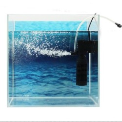 3-in-1-Multifunktions-Aquariumfilter-Sauerstoffpumpe, biochemisch