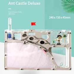 Ant Castle M Ökologische Insektenbox Haustier Ameisenwerkstatt Tribe Lazy Farm Kinder Geschenk für Weihnachten