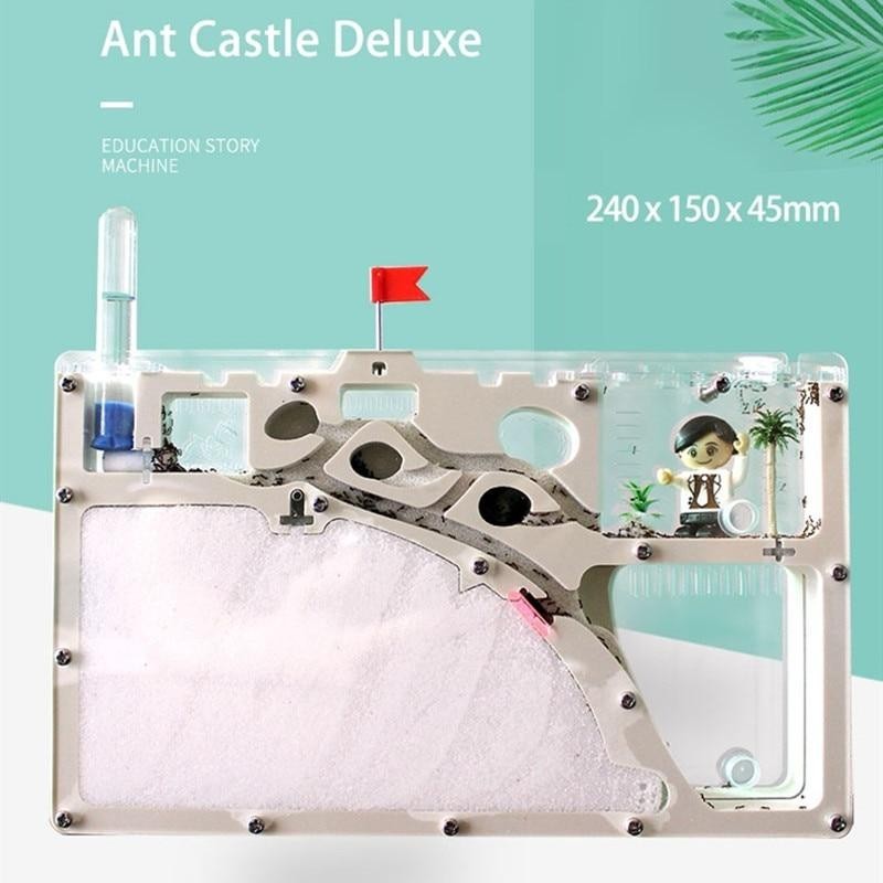 Ant Castle M Ökologische Insektenbox Haustier Ameisenwerkstatt Tribe Lazy Farm Kinder Geschenk für Weihnachten