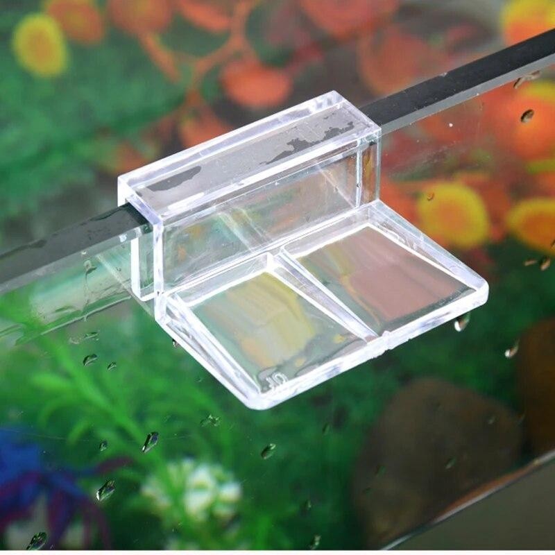 4 teile/los Aquarium Aquarium Acryl Clips Multifunktionale Glas Abdeckung Unterstützung Halter