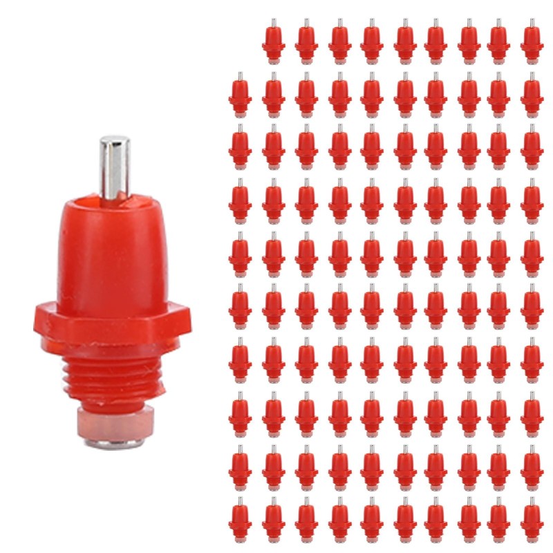 100 Stück Geflügel ScrewNippler Waterer Chicken Automatic Water Feeder Drinker