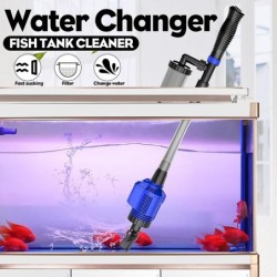 Elektrische Aquarium-Wasserwechselpumpe, Reinigungswerkzeuge, Wasserwechsler, Kiesreiniger, Siphon für Aquarium-Wasserfilterp