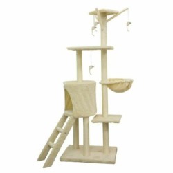 Jipsy Kratzbaum für Katzen, 79 x 34 x 138 cm, Beige