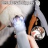 Profis Haustier Hund Katze Nagel Clippers Trimmer Mit Led-Licht Pflege Elektrische Schleifer Schere Zehen Klaue Nagel Pet Pro