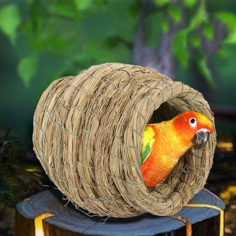 Pigeon Pet Bedroom Pet Supplies Hamster Bird House Breeding Cave Bird Nest Straw Nest Straw Cage