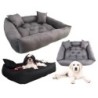 Hundebett aus Mikrofaser, bequem und strapazierfähig PONTON, M L XL