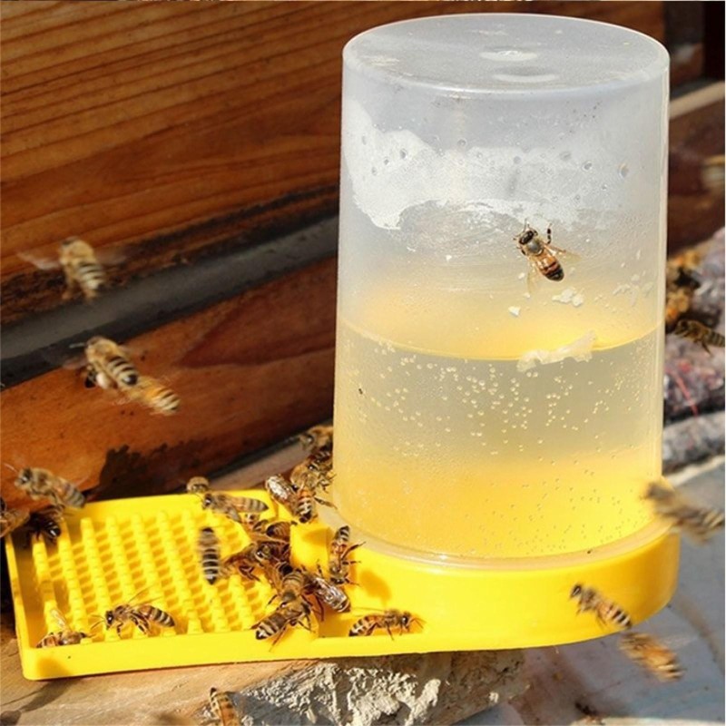 (SU)Spender Bienen Feeder Bienenzucht Imker Bienenstock Eingang Biene Trinkwasser Feeder Tasse Werkzeug