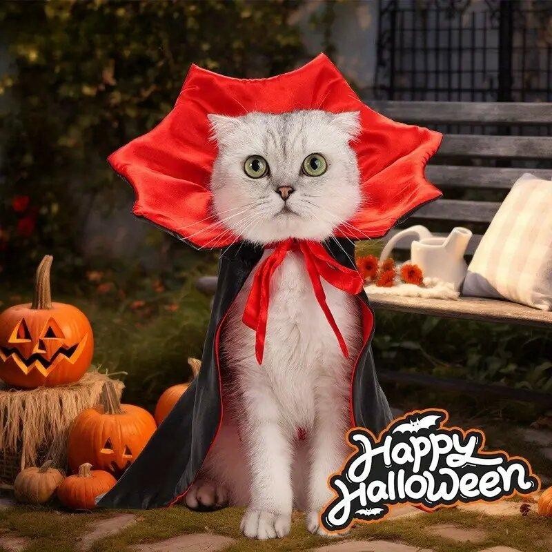 Vogue Für Kleine Hunde Katzen Kätzchen Welpen Kleid Geschenk Vampirumhang Katze Accessoties Cosplay Haustier Kleidung Haustie