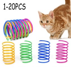 4/8/12/20Pcs Pet Supplies Lustige Hüpfburg Kätzchen Spielzeug Haustier spielen Katze Frühling Spielzeug Training