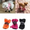 Outdoor 4pcs wasserdichte Haustier-Hundeschuhe Schuhe für kleine Katzen Hunde Welpenschuhe