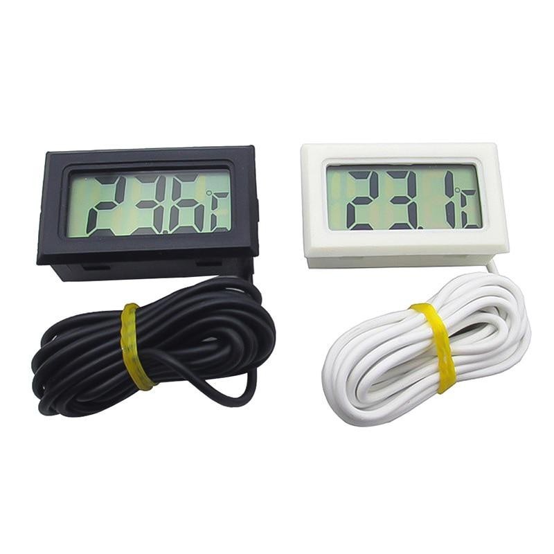 1PCS Digital Thermometer Wasserdicht Gefrierschrank Aquarium Thermometer 2 Sekunden Aktualisieren Digital Sensor