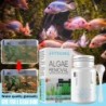 50g Algenentfernungsmittel mit Löffel Tanks Moosentferner Aquarium Teichreiniger Schlammzerstörer Wasserreinigung