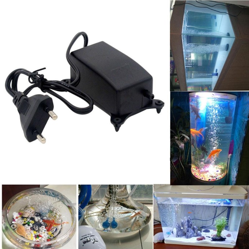 Aquarium-Luftpumpe, leiser Belüfter für Fischtank-Teiche, 72 l/h, Zubehör